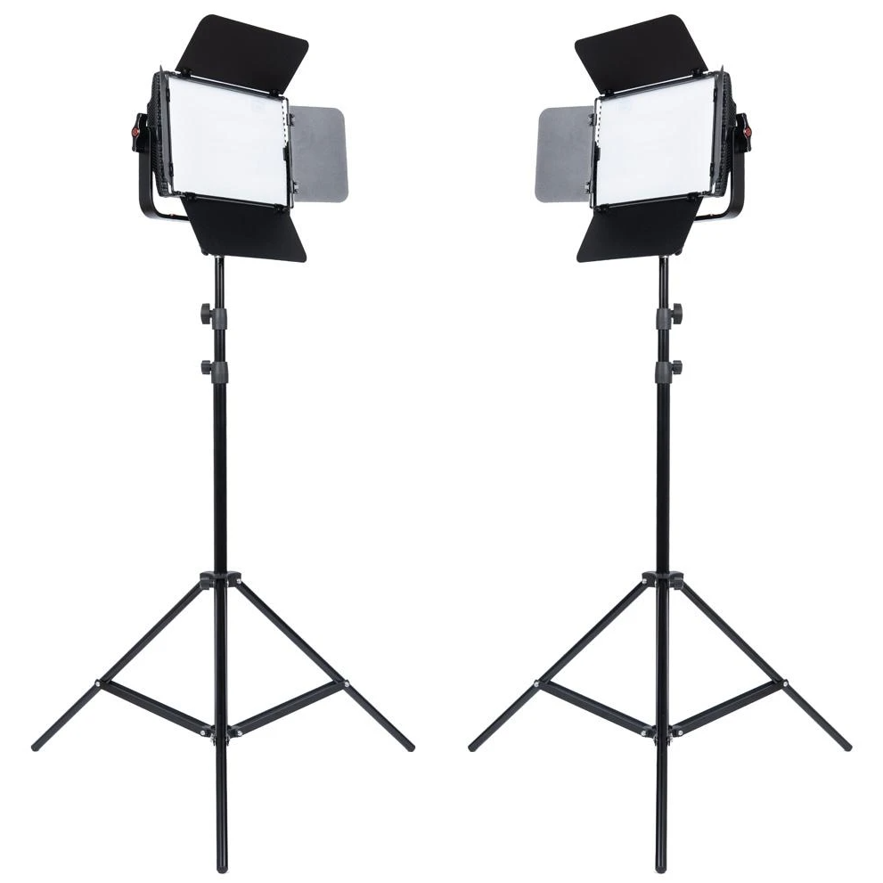 Tolifo GK-S60RGB LED világítás, videólámpa KIT 2x60W 3200-5600K RGB állvánnyal, távirányítóval-15