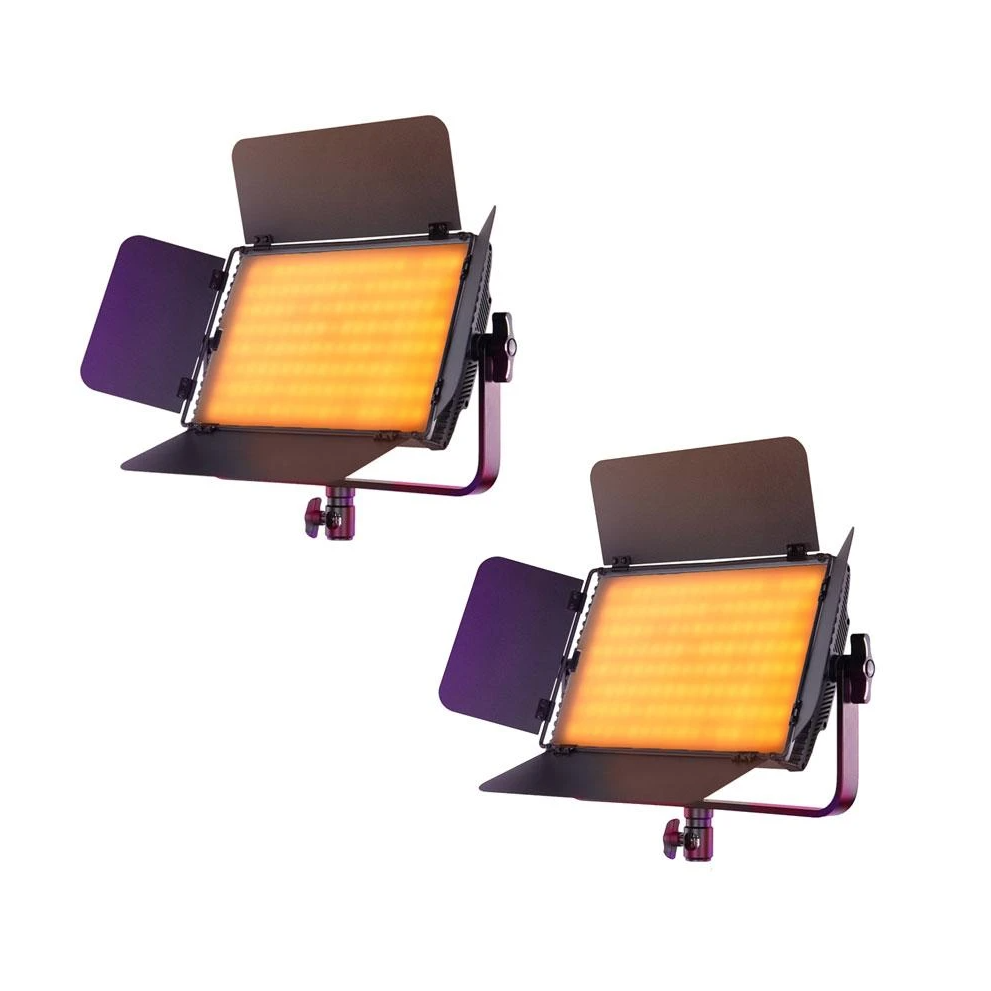 Tolifo GK-S60RGB LED világítás, videólámpa KIT 2x60W 3200-5600K RGB állvánnyal, távirányítóval-13