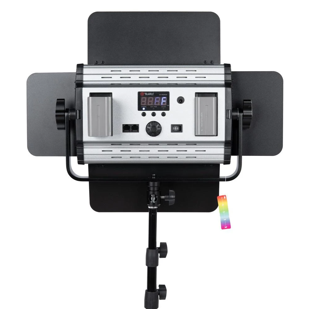 Tolifo GK-S60RGB LED világítás, videólámpa KIT 2x60W 3200-5600K RGB állvánnyal, távirányítóval-7