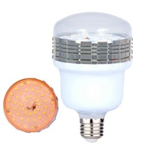 24W LED fotós izzó E27 3200/5500K távirányítóval