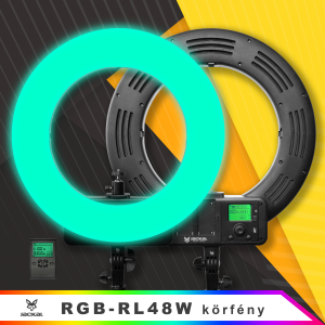 Jackal RGB-RL48W LED körfény, körlámpa, ringlight