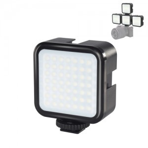 PULUZ 49 3W mini LED videólámpa fekete (PU529B)
