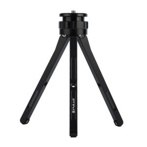 PULUZ alumínium asztali állvány, mini tripod fekete (PU601B)