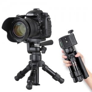 BEXIN MS16 alumínium asztali állvány, mini tripod videófejjel (EDA0010108)