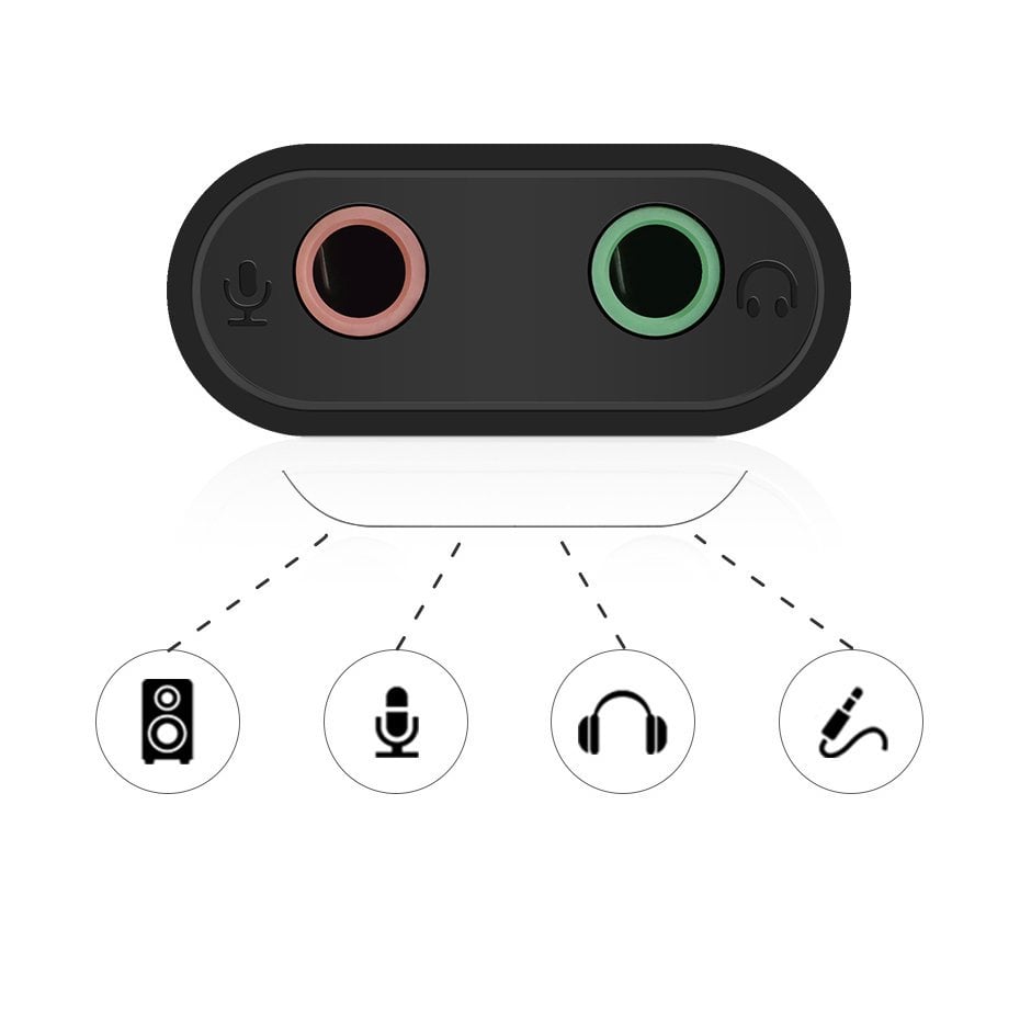 Ugreen USB 2.0 - 3.5mm mini jack külső hangkártya, adapter fehér (US205 30143)-19