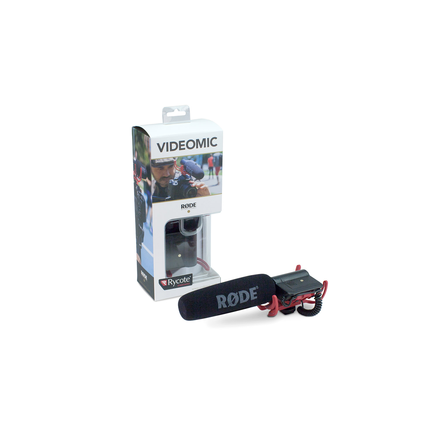 RODE Videomic Rycote mono videomikrofon Rycote Lyre felfüggesztéssel (9V elemmel működik)-1