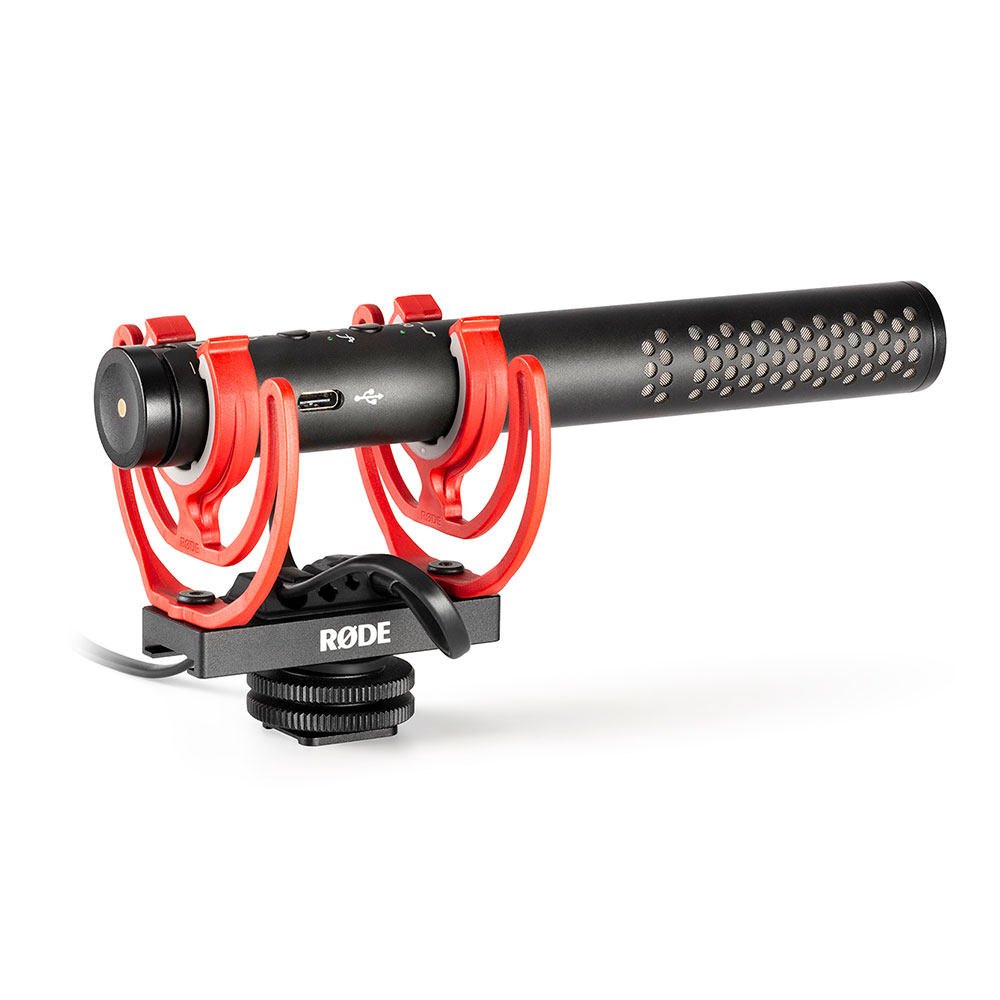 RODE VideoMic NTG professzionális kamera és USB mikrofon Rycote Lyre vakupapucs felfüggesztéssel-2