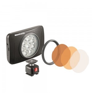 Manfrotto Lumimuse 8 led lámpa + kiegészítők fekete színben (MLUMIEMU-BK)