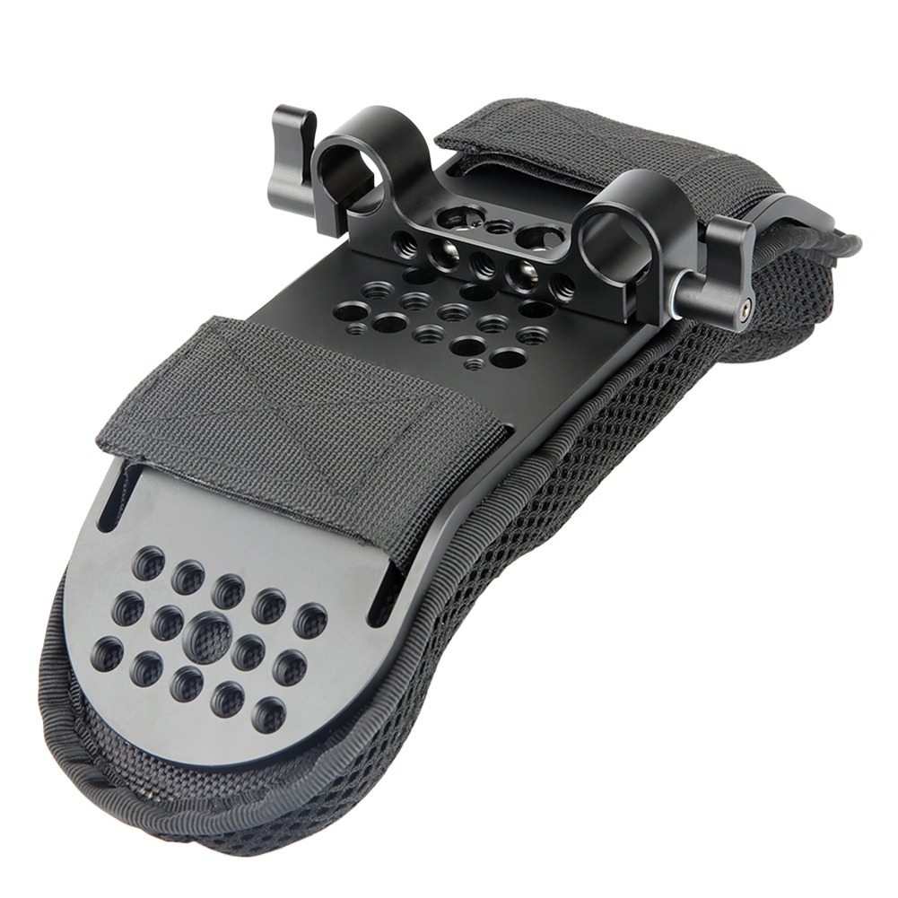 NICEYRIG Univerzális kamera vállpárna, válltámasz, shoulder pad 15mm rúd, rod csatlakozással (s485)-5