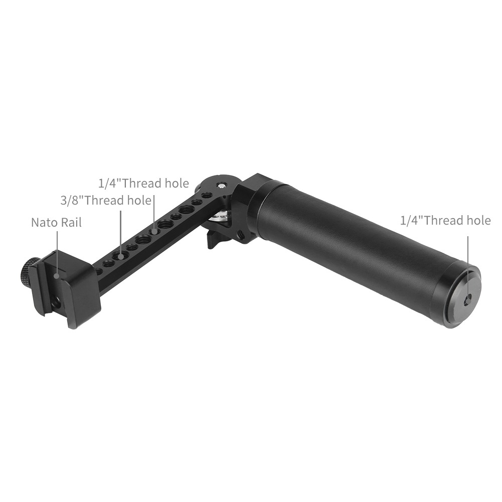 NICEYRIG bőr markolat, fogantyú NATO csatlakozással Ronin S/SC, Zhiyun Crane 2S gimbalhoz (398)-2
