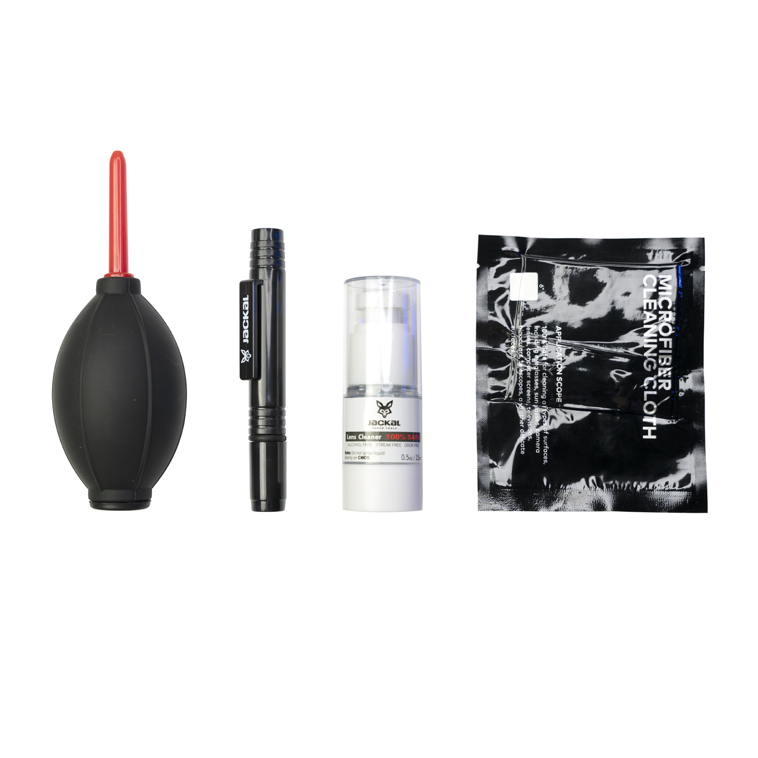 Jackal Pro Clean 4 in 1 Liquid objektív tisztító készlet-1