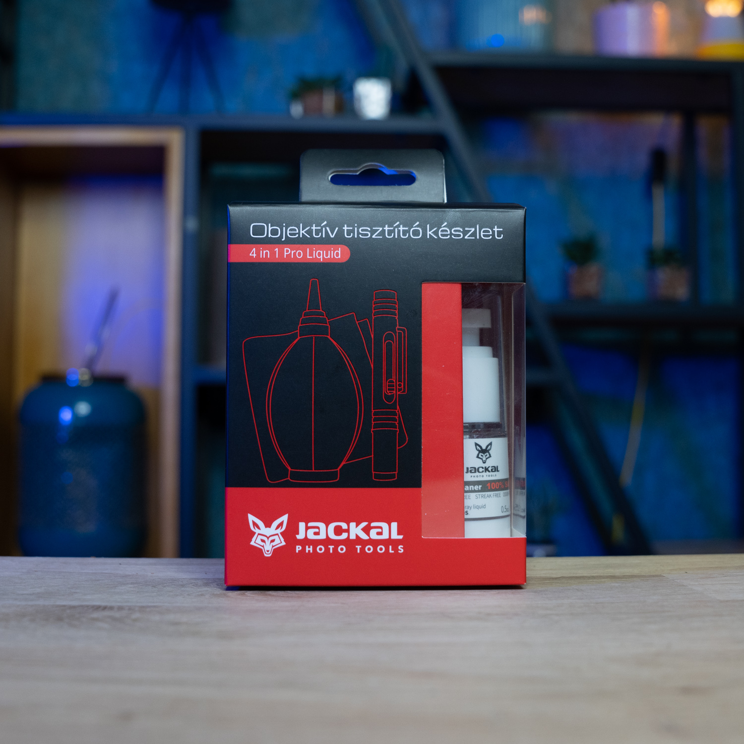 Jackal Pro Clean 4 in 1 Liquid objektív tisztító készlet-2