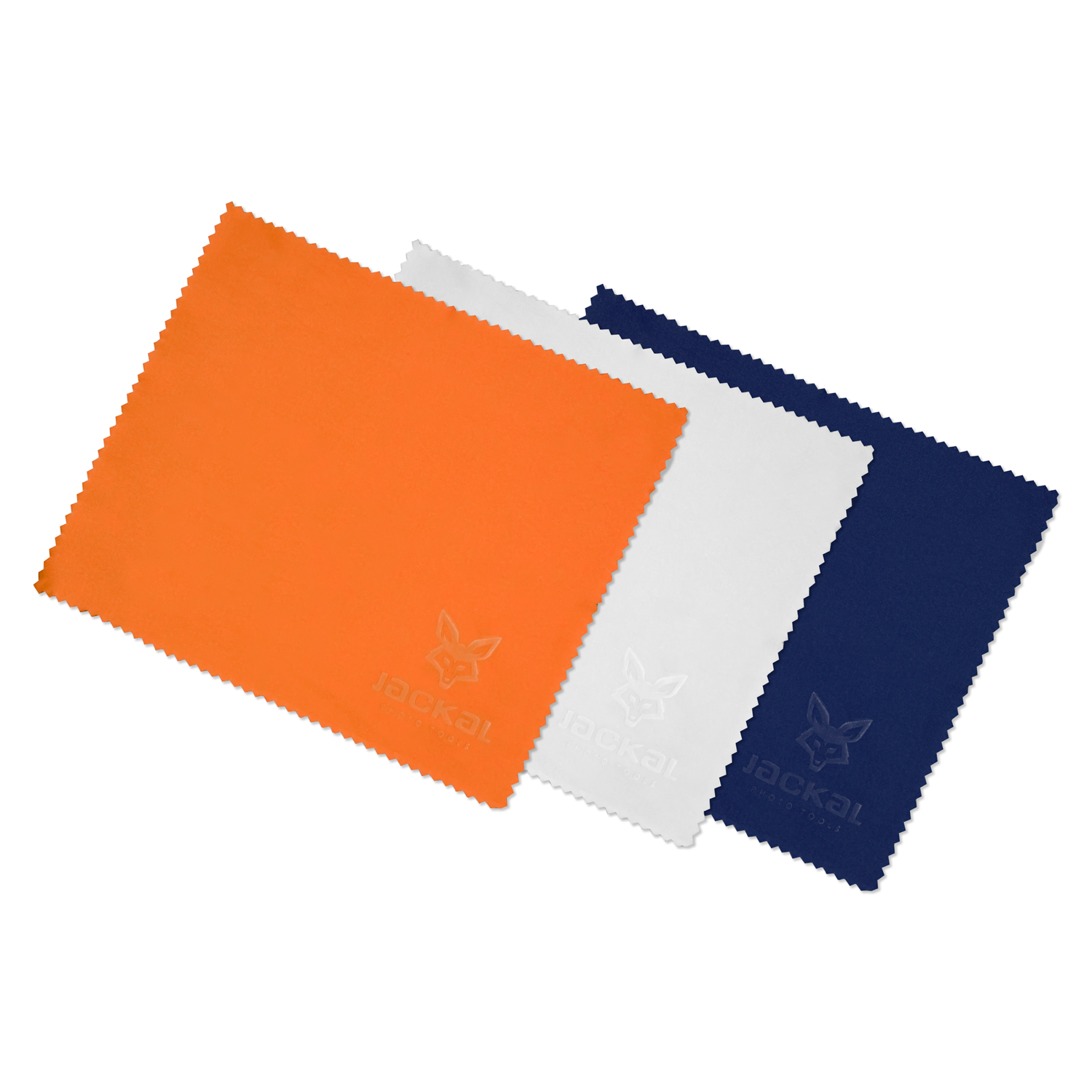 Jackal microfiber, mikroszálas törlőkendő szett (narancssárga, fehér, kék)-0