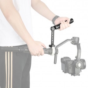 NICEYRIG bőr markolat, fogantyú NATO csatlakozással Ronin S/SC, Zhiyun Crane 2S gimbalhoz (398)