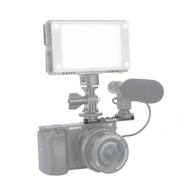 NICEYRIG vakupapucs adapter 1/4-es csatlakozással Sony A6100/A6300/A6400/A6500 kamerához (bal oldali) (321)-4