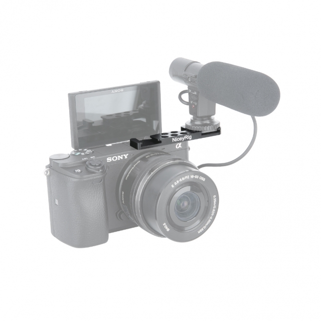 NICEYRIG vakupapucs adapter 1/4-es csatlakozással Sony A6100/A6300/A6400/A6500 kamerához (bal oldali) (321)-3