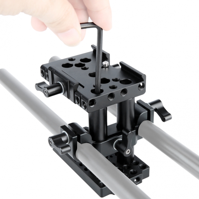 NICEYRIG Baseplate rendszer dupla 15mm rúd csatlakozással (223)-6