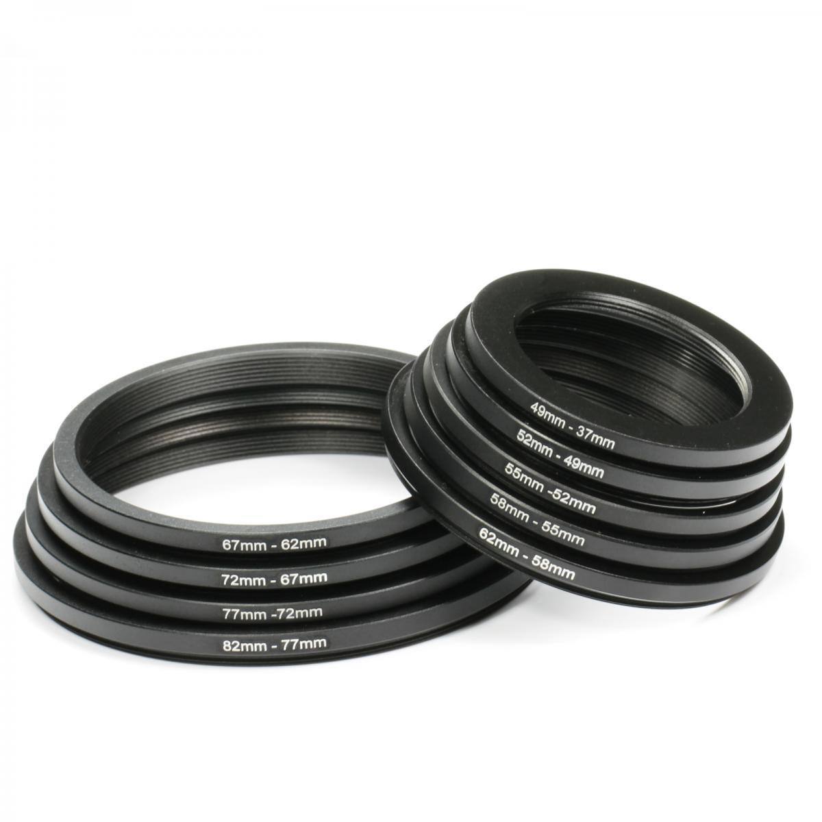 KF Concept 18 in 1 menetszűkítő és menetbővítő gyűrű, step down, step up ring set (18db) (SKU0629)-3