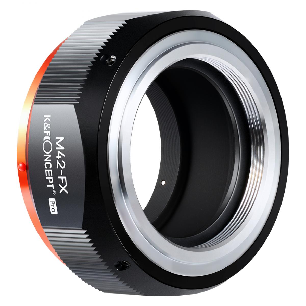 KF Concept M42-FX PRO M42 bajonett adapter - Fuji X vázakra (KF06.434)-0
