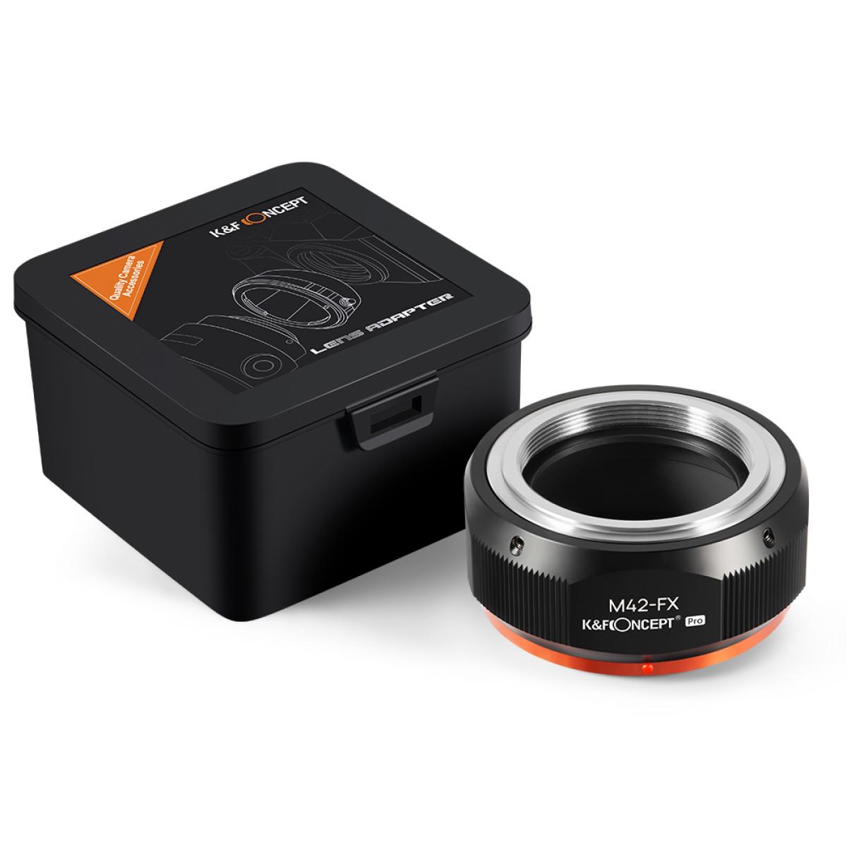 KF Concept M42-FX PRO M42 bajonett adapter - Fuji X vázakra (KF06.434)-2