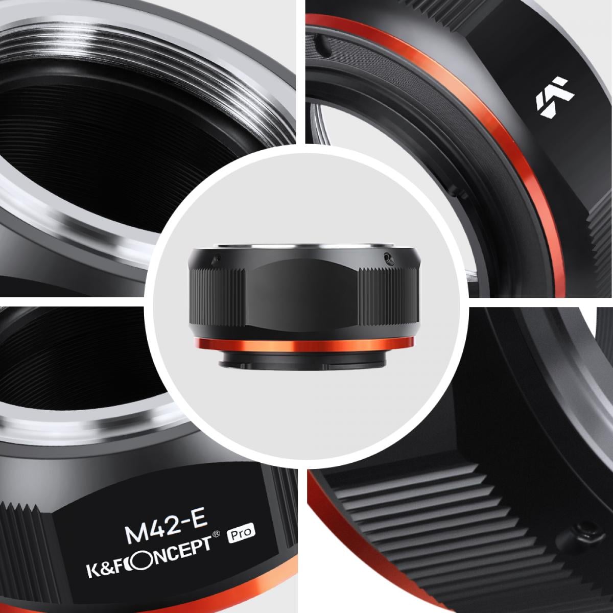 KF Concept M42-E PRO M42 bajonett adapter - Sony E vázakra (KF06.435)-2