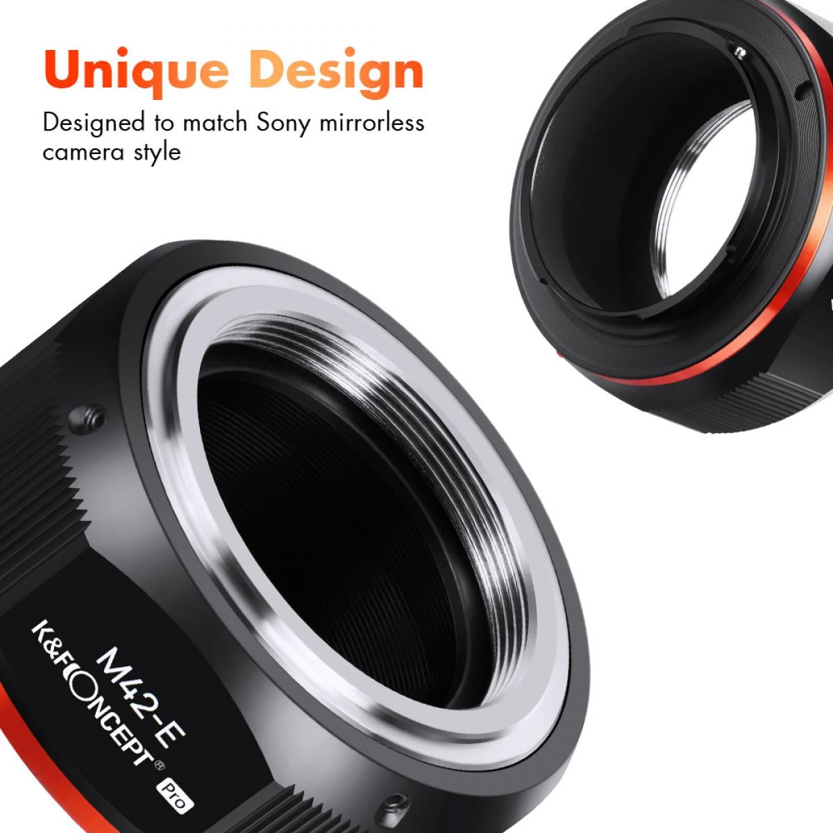 KF Concept M42-E PRO M42 bajonett adapter - Sony E vázakra (KF06.435)-4