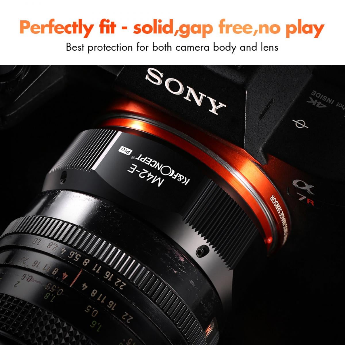 KF Concept M42-E PRO M42 bajonett adapter - Sony E vázakra (KF06.435)-6
