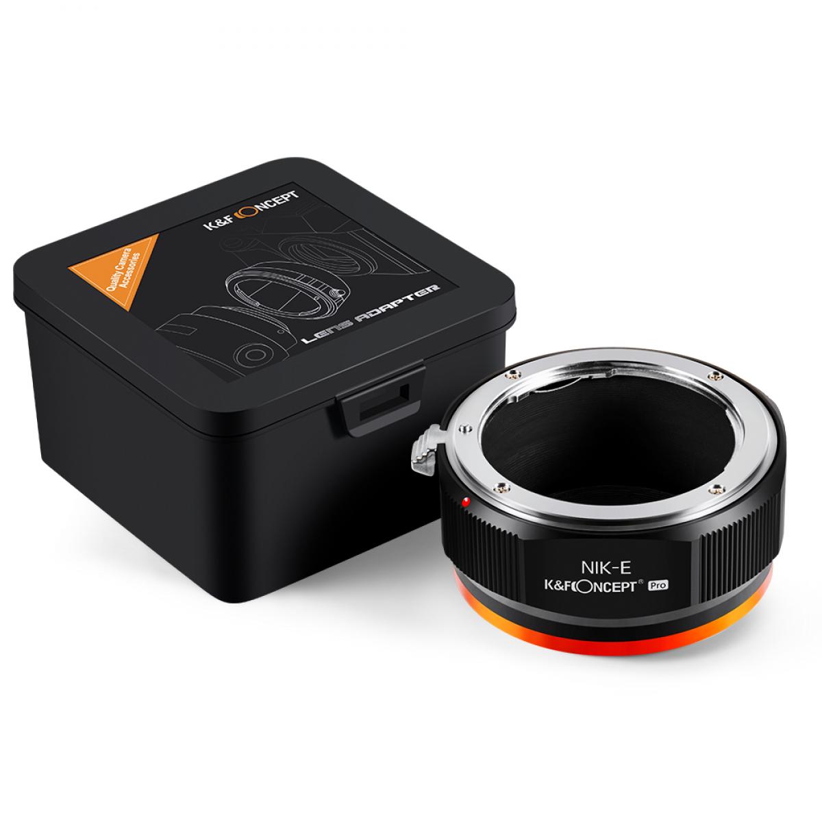 KF Concept NIK-E PRO Nikon AI bajonett adapter - Sony E vázakra (KF06.436)-1