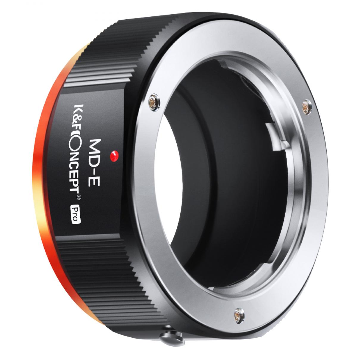 KF Concept MD-E PRO Minolta MD bajonett adapter - Sony E vázakra (KF06.440)-0