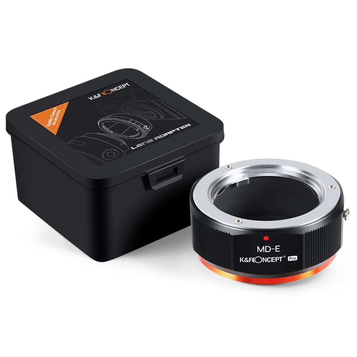 KF Concept MD-E PRO Minolta MD bajonett adapter - Sony E vázakra (KF06.440)-1