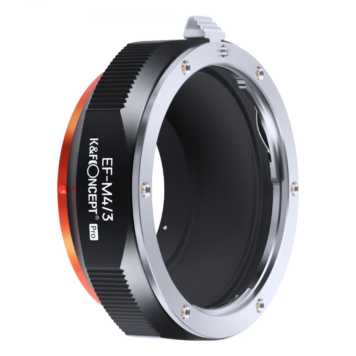 KF Concept EF-M4/3 PRO Canon EF bajonett adapter - Micro 4/3 vázakra (KF06.442)-0