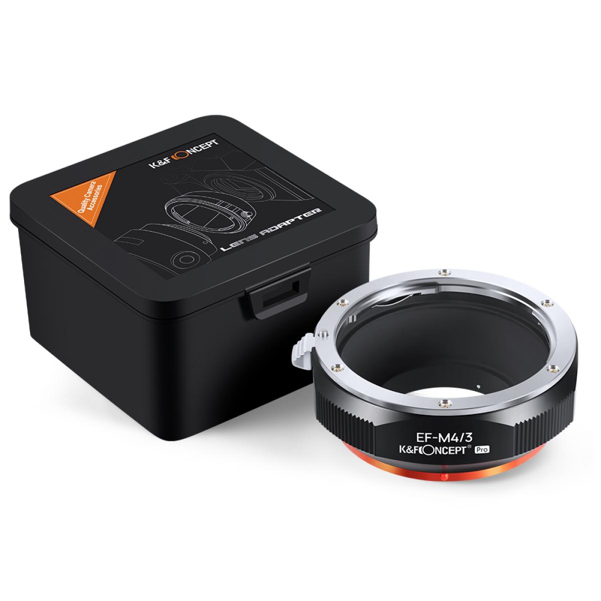 KF Concept EF-M4/3 PRO Canon EF bajonett adapter - Micro 4/3 vázakra (KF06.442)-2