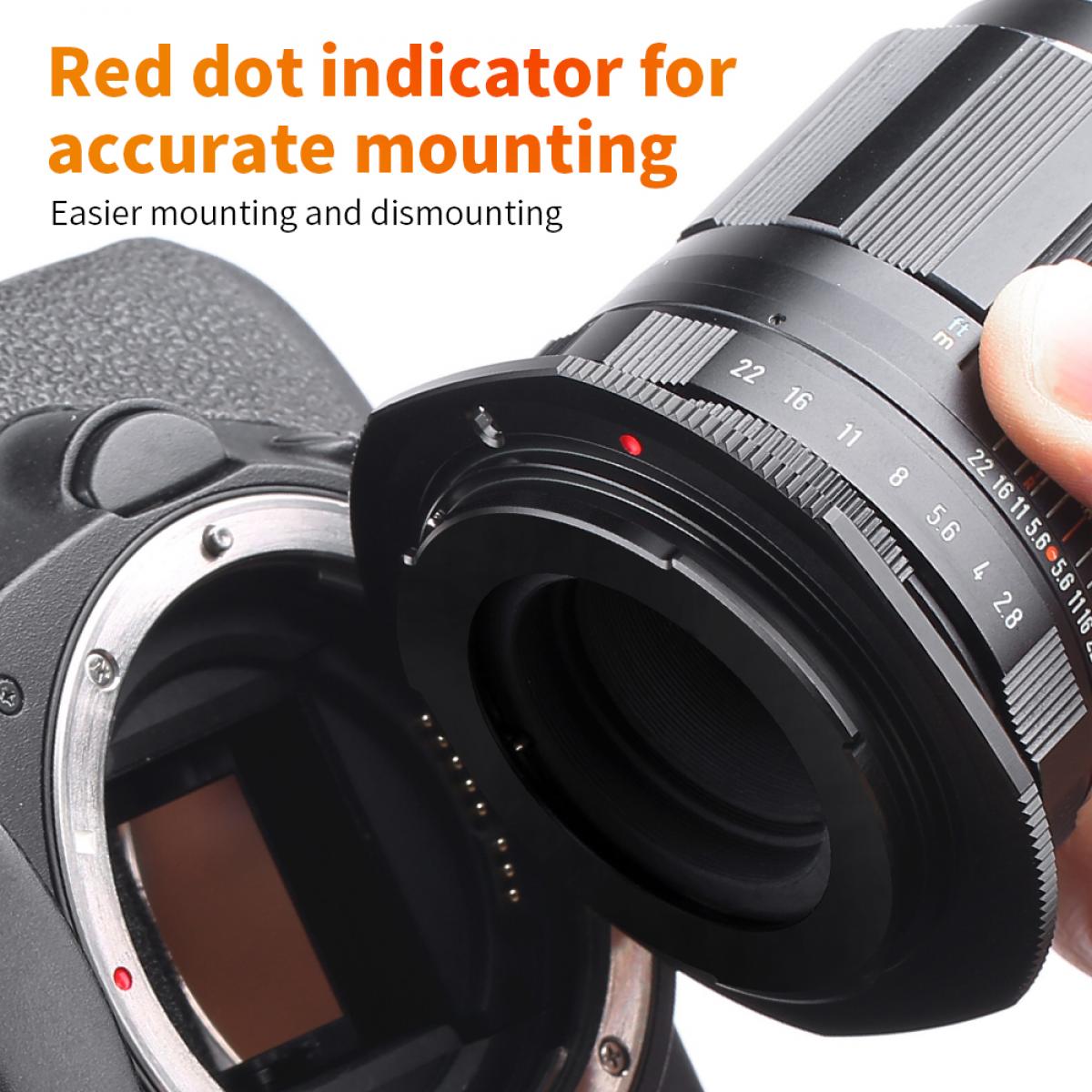 KF Concept M42-EF PRO M42 bajonett adapter - Canon EF vázakra (KF06.444)-5