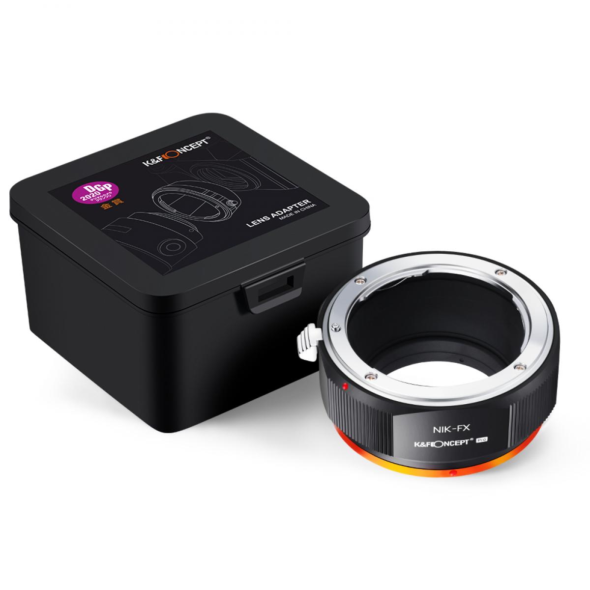 KF Concept NIK-FX PRO Nikon AI bajonett adapter - Fuji X vázakra (KF06.446)-1