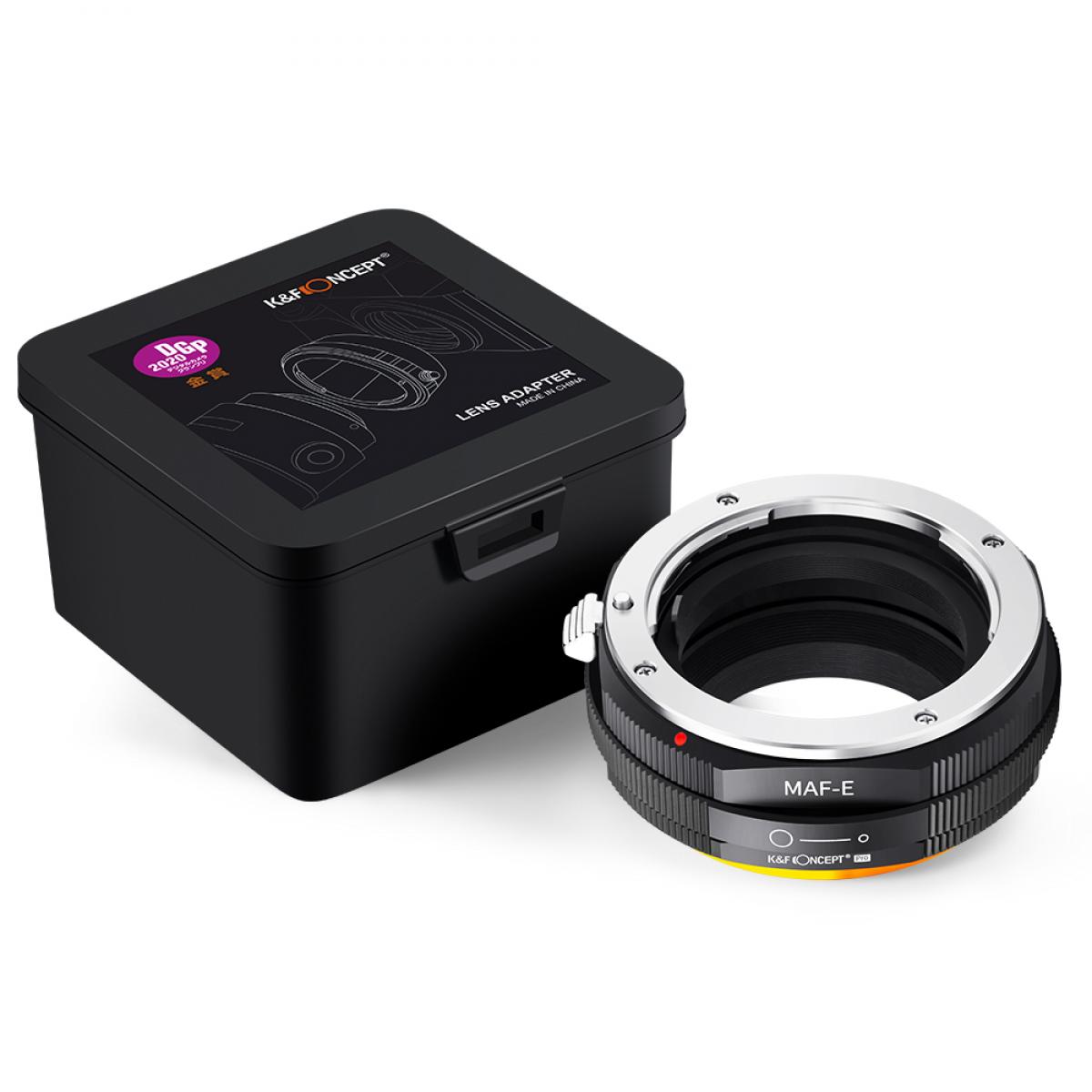 KF Concept MAF-E PRO Minolta AF bajonett adapter - Sony E vázakra (KF06.447)-1