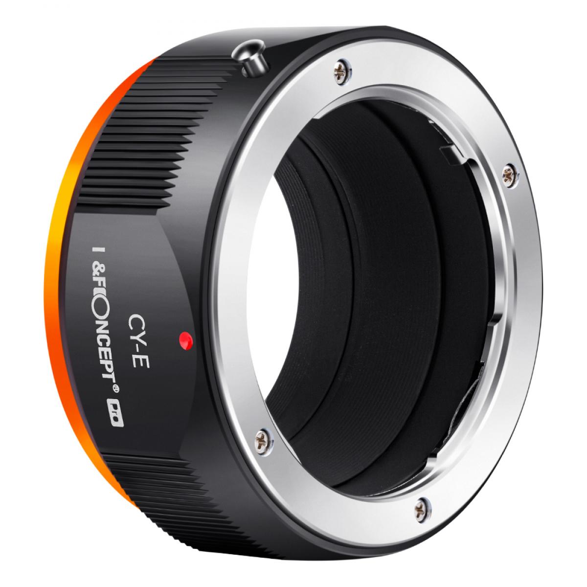KF Concept CY-E PRO Contax G bajonett adapter - Sony E vázakra (KF06.449)-0