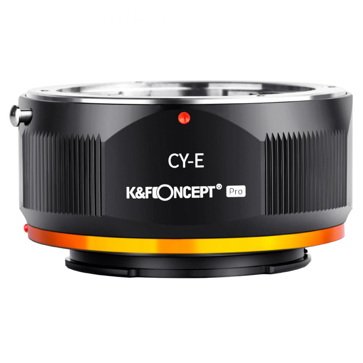KF Concept CY-E PRO Contax G bajonett adapter - Sony E vázakra (KF06.449)-5