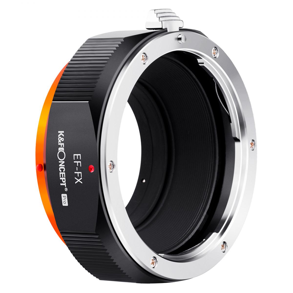 KF Concept EF-FX PRO Canon EF bajonett adapter - Fuji X vázakra (KF06.450)-0