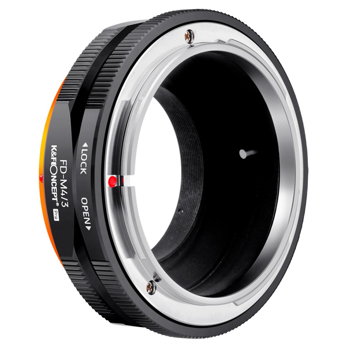 KF Concept FD-M4/3 PRO Canon FD bajonett adapter - Micro 4/3 vázakra (KF06.453)-0