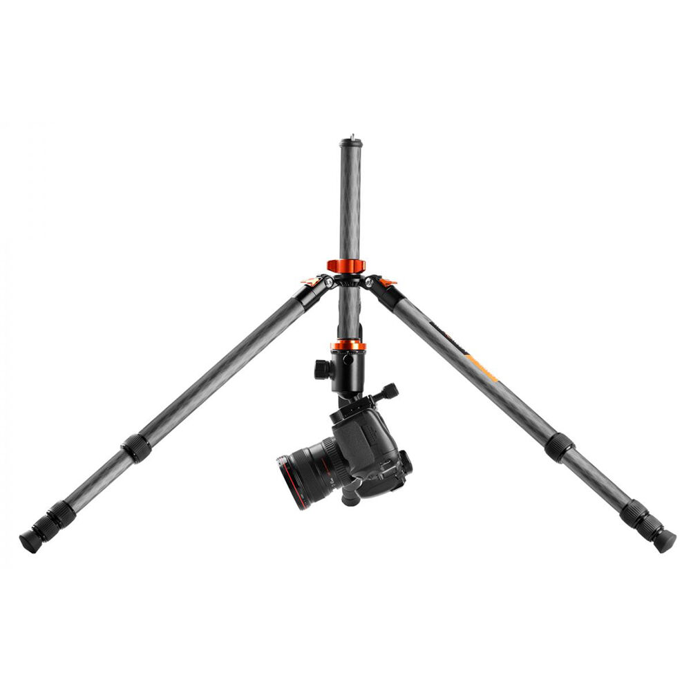 KF Concept SA284C1 karbon fényképező állvány, tripod gömbfejjel (KF09.095)-5