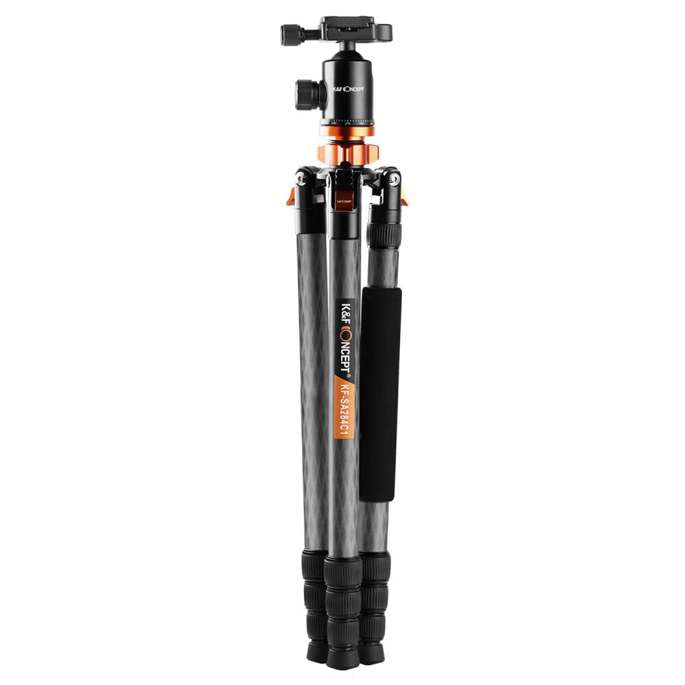 KF Concept SA284C1 karbon fényképező állvány, tripod gömbfejjel (KF09.095)-7