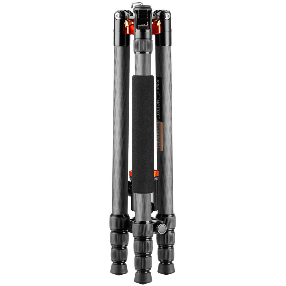 KF Concept SA284C1 karbon fényképező állvány, tripod gömbfejjel (KF09.095)-3