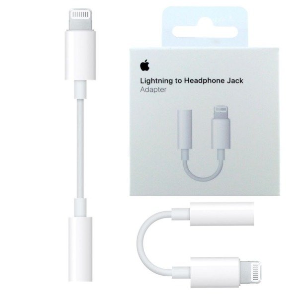 Apple 3.5mm Jack / Lightning adapter iPhone fehér gyári MMX62ZM/AA1749-0