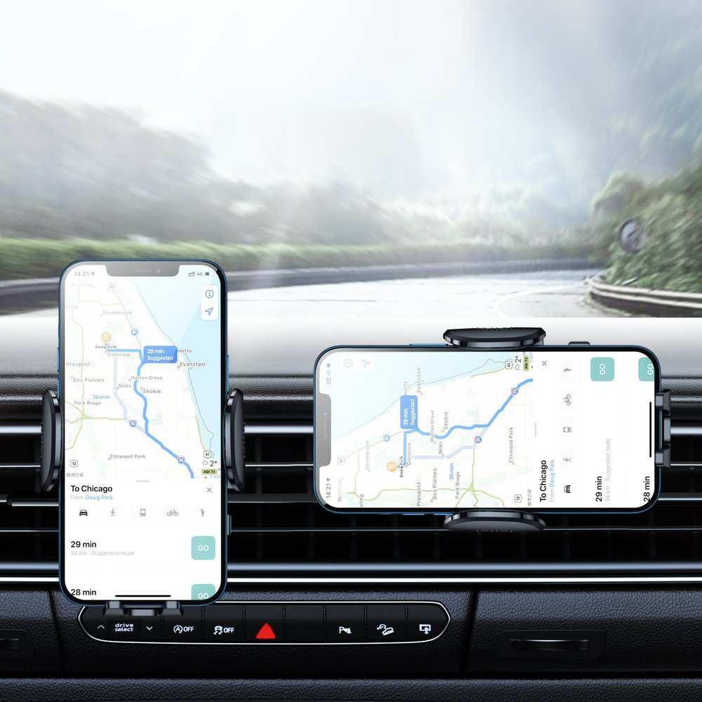 Joyroom Mechanikus autós telefontartó szellőzőre fekete (JR-ZS259)-2