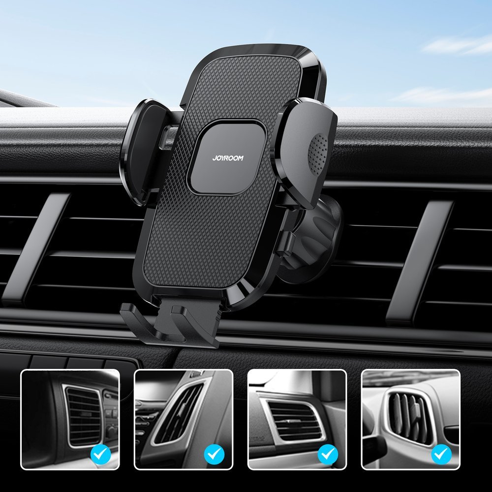 Joyroom Mechanikus autós telefontartó szellőzőre fekete (JR-ZS259)-4