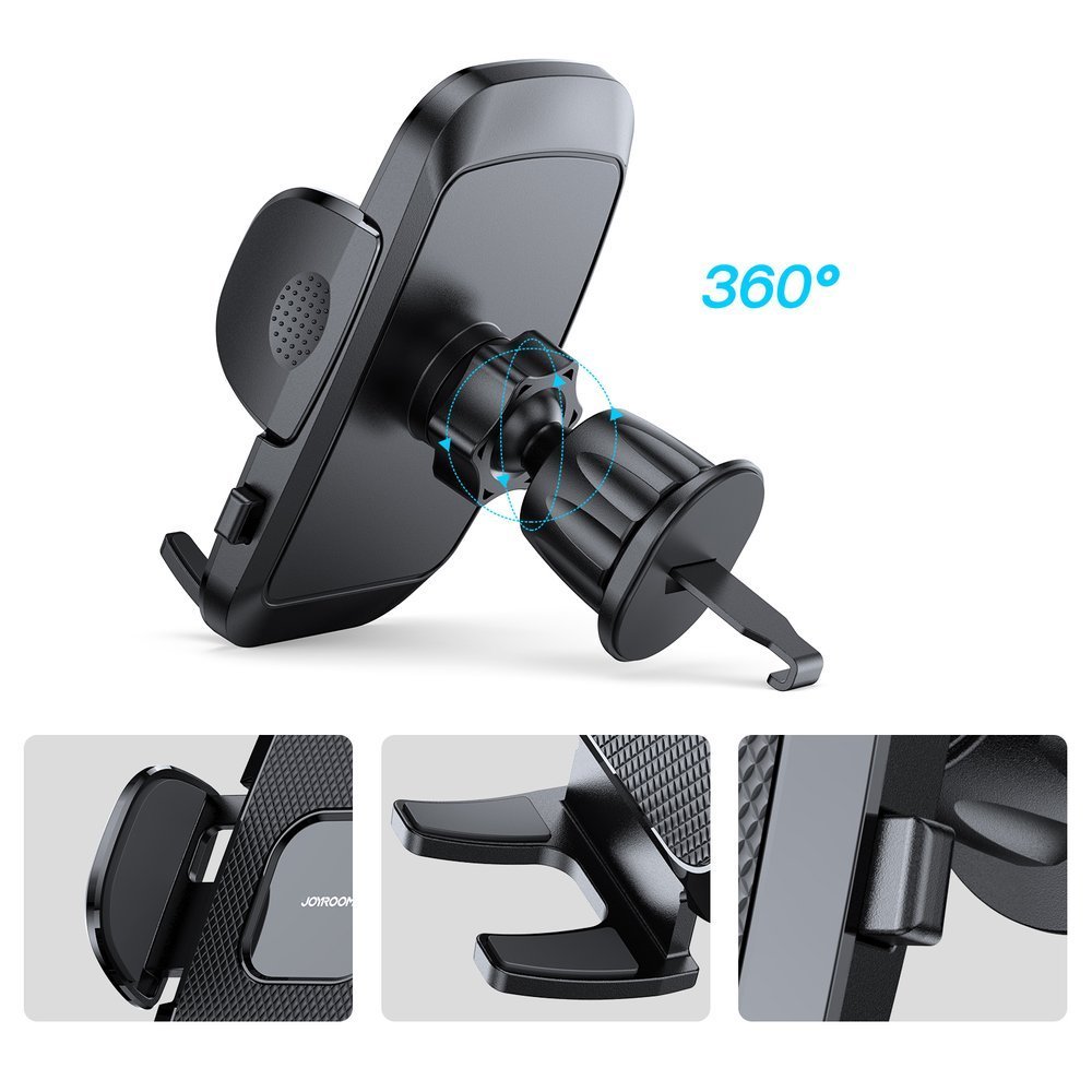 Joyroom Mechanikus autós telefontartó szellőzőre fekete (JR-ZS259)-3