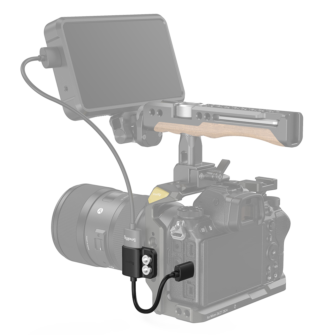 SmallRig Ultra Slim 4K mini HDMI - HDMI adapter kábel (C to A) (3020)-4