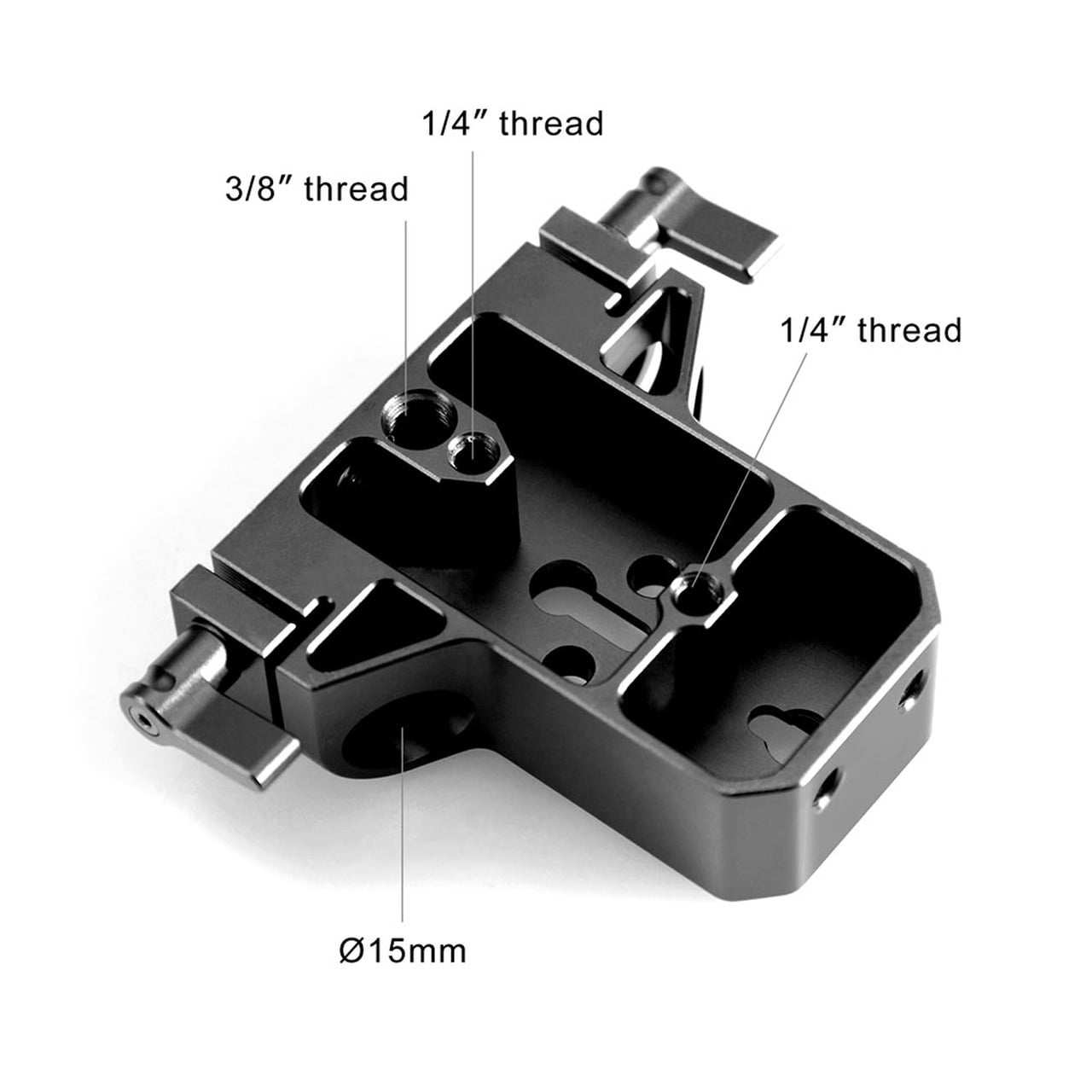 SmallRig Baseplate dupla 15mm rúdbilincs csatlakozással (1674)-7