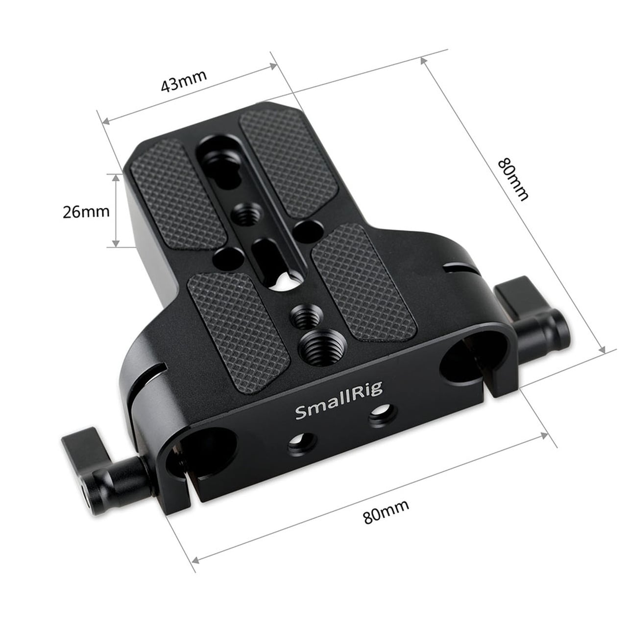 SmallRig Baseplate dupla 15mm rúdbilincs csatlakozással (1674)-6