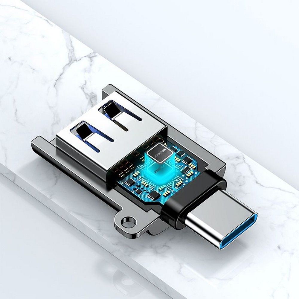 Joyroom S-h151 Adapter Usb Type-c - Usb-a Fekete-6